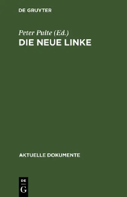 Buy Die Neue Linke (English, Peter Pulte) — BookShops.in