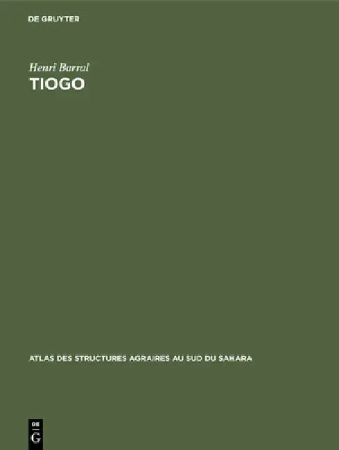 Buy Tiogo (English, Henri Barral) — BookShops.in