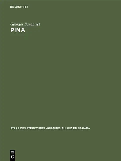 Buy Pina (English, Georges Savonnet) — BookShops.in