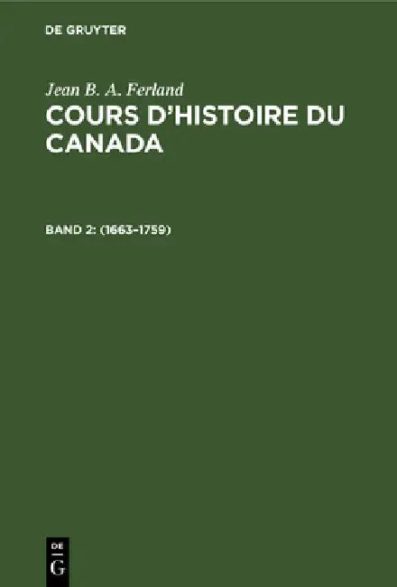 Buy 1663-1759 (English, Jean B. a. Ferland) — BookShops.in