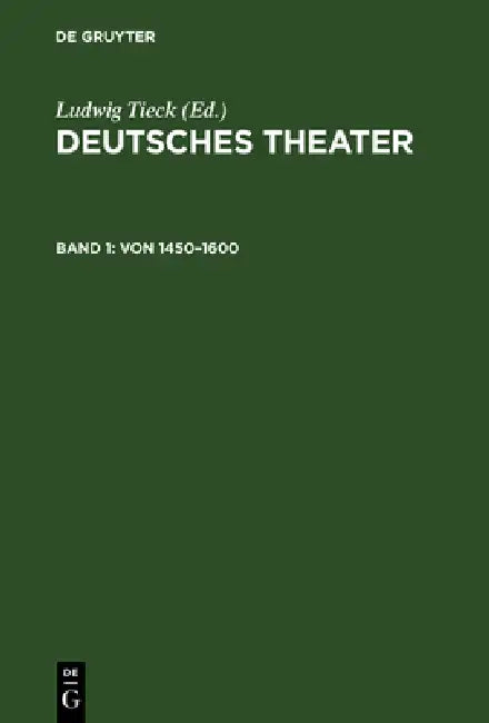 Buy Von 1450-1600 (English, Ludwig Tieck) — BookShops.in