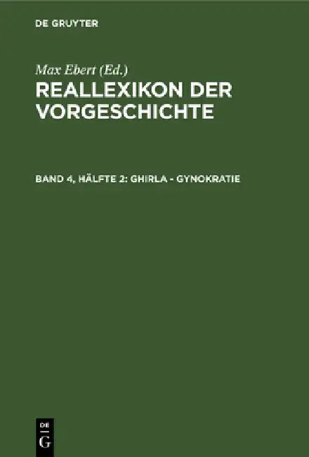 Buy Ghirla - Gynokratie (English, Max Ebert) — BookShops.in