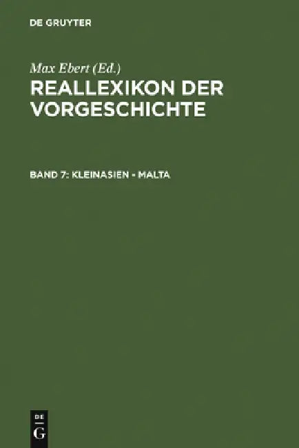 Buy Kleinasien - Malta (English, Max Ebert) — BookShops.in