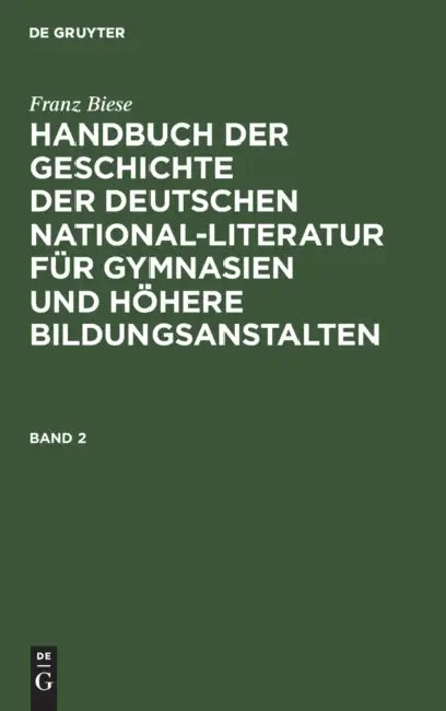 Buy Franz Biese (English, Franz Biese) — BookShops.in