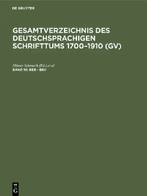 Buy Beb - Beh (English, Hilmar Schmuck | Willi Gorzny) — BookShops.in