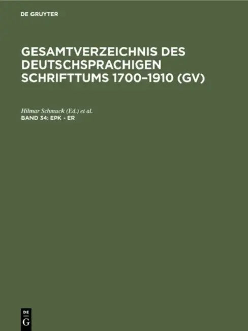 Buy Epk - Er (English, Hilmar Schmuck | Willi Gorzny | Hans Popst) — BookShops.in