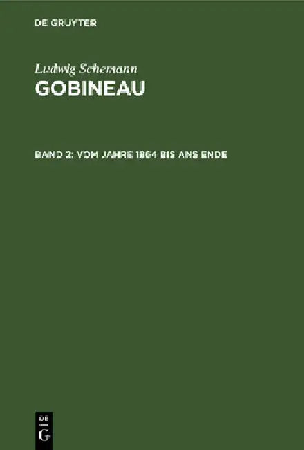 Buy Vom Jahre 1864 Bis ANS Ende (English, Ludwig Schemann) — BookShops.in