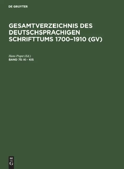 Buy Ki - Kis (English, Hans Popst) — BookShops.in