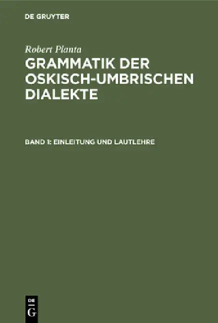 Buy Einleitung und Lautlehre (English, Robert Planta) — BookShops.in