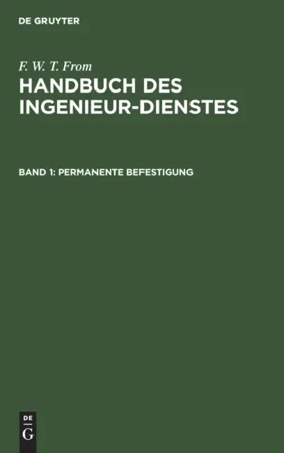 Buy Permanente Befestigung (English, F. W. T. From) — BookShops.in