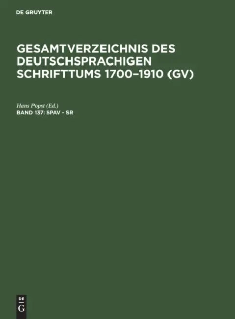 Buy Spav - Sr (English, Hans Popst) — BookShops.in
