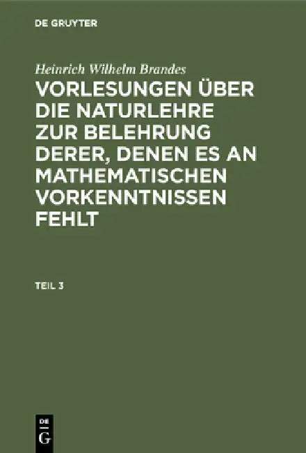 Buy Heinrich Wilhelm Brandes (English, Heinrich Wilhelm Brandes) — BookShops.in