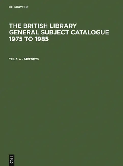 Buy A - Airports (English, British Library) — BookShops.in