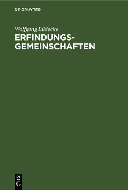 Buy Erfindungsgemeinschaften (English, Wolfgang Lüdecke) — BookShops.in