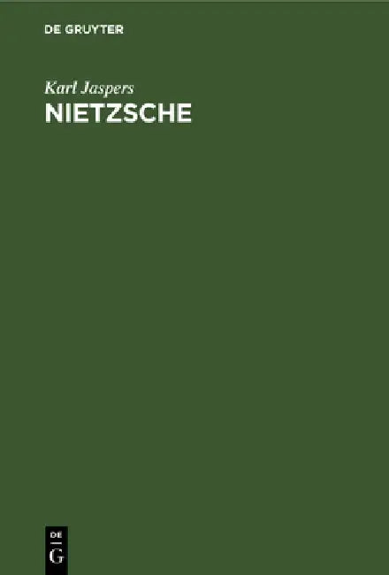 Buy Nietzsche (English, Karl Jaspers) — BookShops.in