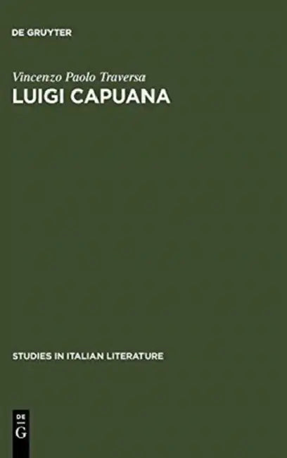 Buy Luigi Capuana (English, Vincenzo Paolo Traversa) — BookShops.in