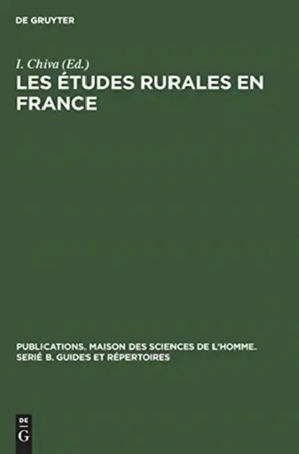 Buy Les études rurales en France (English, I. Chiva) — BookShops.in