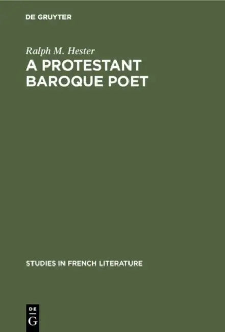 Buy A Protestant Baroque Poet (English, Ralph M. Hester) β BookShops.in
