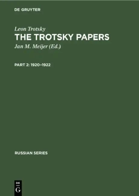 Buy 1920-1922 (English, Jan M. Meijer | Leon Trotsky) — BookShops.in