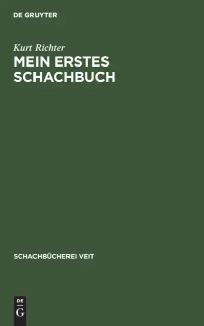 Buy Mein Erstes Schachbuch (English, Kurt Richter) — BookShops.in