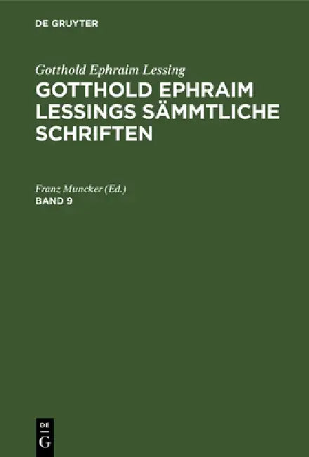 Buy Gotthold Ephraim Lessing (English, Franz Muncker) — BookShops.in