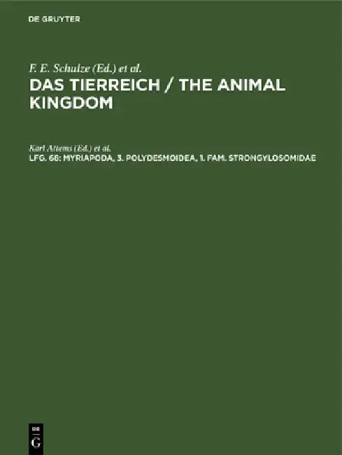 Buy Myriapoda, 3. Polydesmoidea, 1. Fam. Strongylosomidae (English, Karl Attems | Heinz Wermuth | Robert Mertens) — BookShops.in