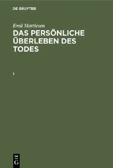 Buy Emil Mattiesen (English, Gebhard Frei) โ BookShops.in