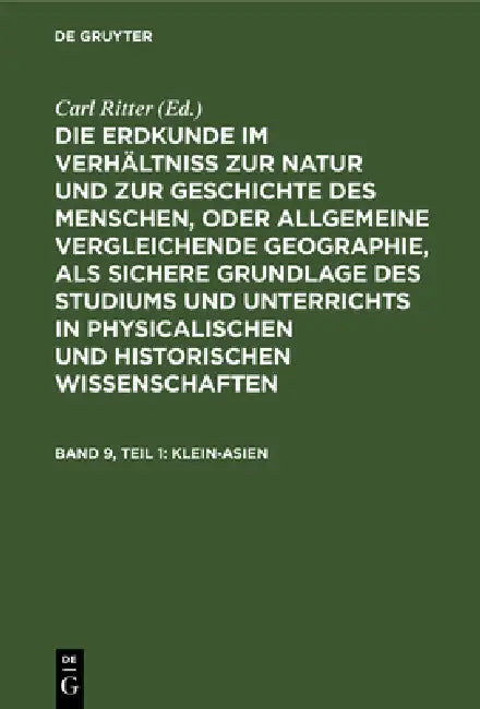 Buy Klein-Asien (English, Carl Ritter) — BookShops.in