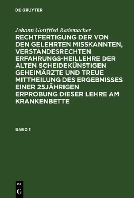Buy Johann Gottfried Rademacher (English, Johann Gottfried Rademacher) — BookShops.in