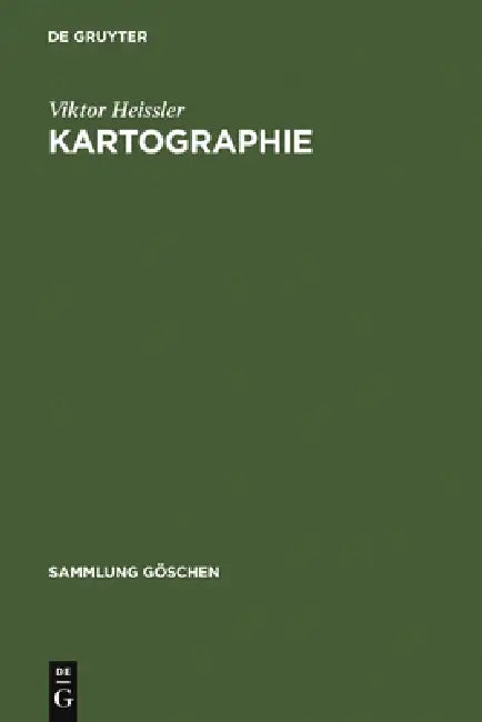 Buy Kartographie (English, Viktor Heissler) — BookShops.in