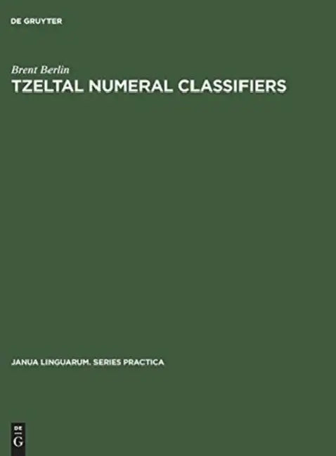 Buy Tzeltal Numeral Classifiers (English, Brent Berlin) — BookShops.in