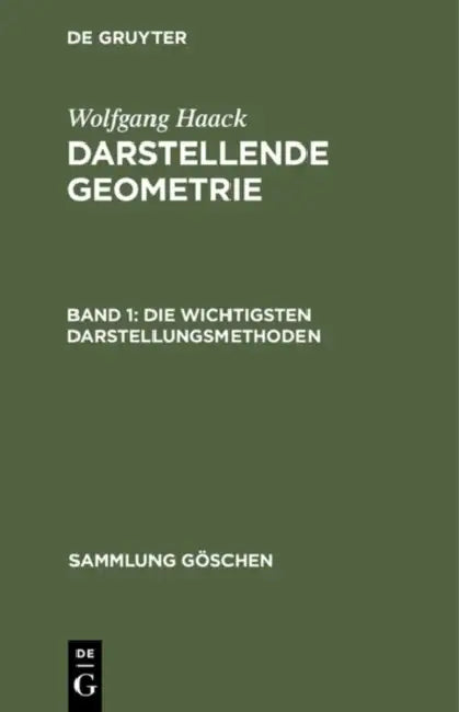 Buy Die wichtigsten Darstellungsmethoden (English, Wolfgang Haack) — BookShops.in