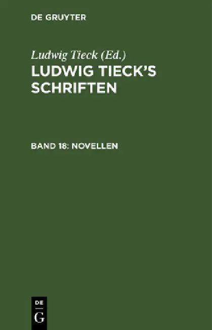 Buy Novellen (English, Ludwig Tieck) — BookShops.in