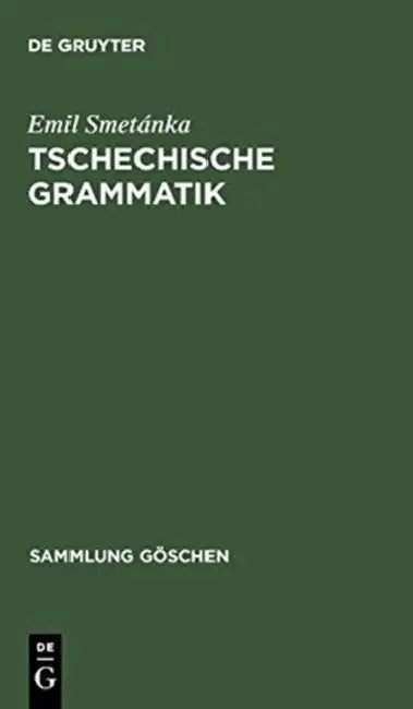 Buy Tschechische Grammatik (English, Emil Smetánka) — BookShops.in
