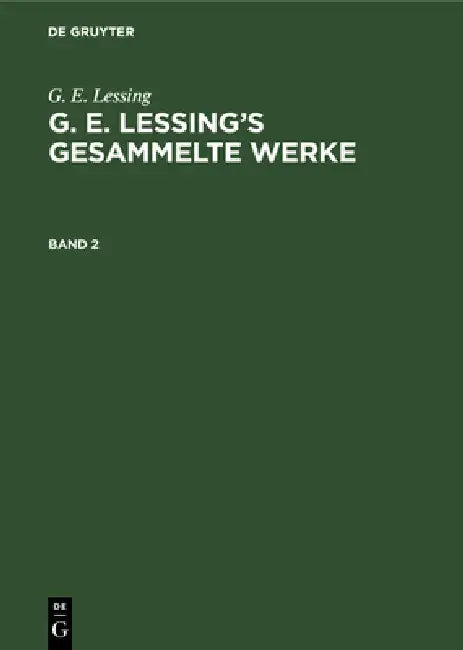 Buy G. E. Lessing (English, G. E. Lessing) — BookShops.in