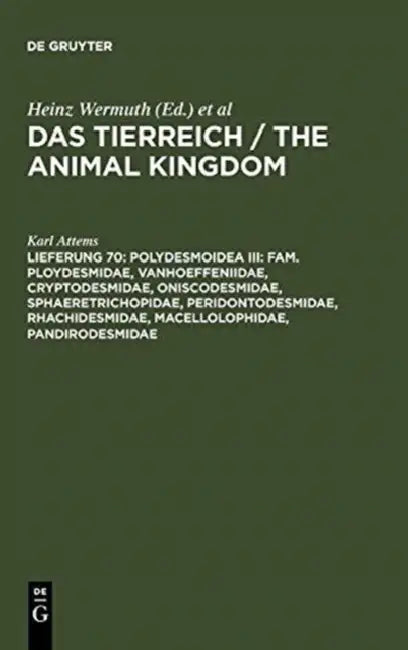 Buy Polydesmoidea III (English, Karl Attems) — BookShops.in