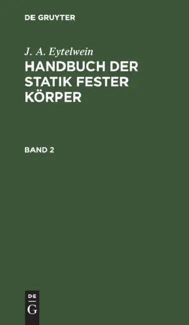 Buy J. A. Eytelwein (English, J. A. Eytelwein) — BookShops.in