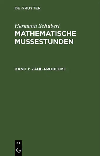 Buy Zahl-Probleme (English, Hermann Schubert) — BookShops.in