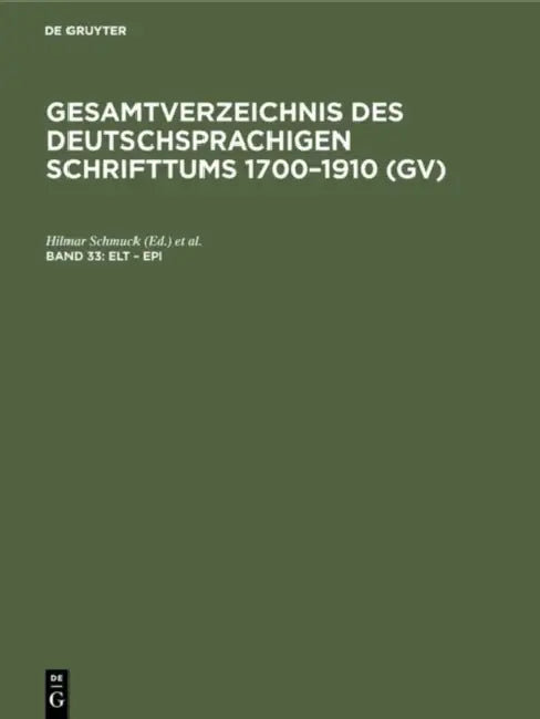 Buy Elt - Epi (English, Hilmar Schmuck | Willi Gorzny | Hans Popst) — BookShops.in