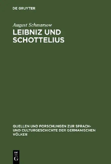 Buy Leibniz und Schottelius (English, August Schmarsow) — BookShops.in