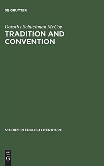 Buy Tradition and Convention (English, Dorothy Schuchman McCoy) — BookShops.in