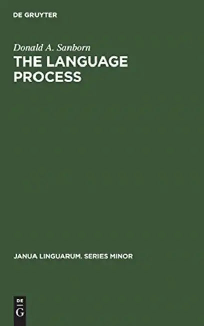 Buy The Language Process (English, Donald A. Sanborn) — BookShops.in