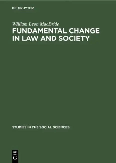 Buy Fundamental Change in Law and Society (English, William Leon MacBride) — BookShops.in