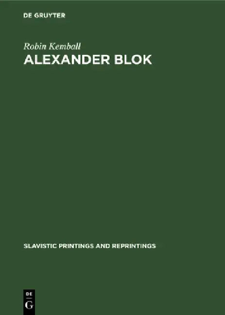 Buy Alexander Blok (English, Robin Kemball) — BookShops.in
