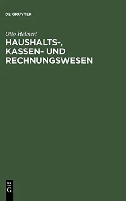Buy Haushalts-, Kassen- Und Rechnungswesen (English, Otto Helmert) — BookShops.in