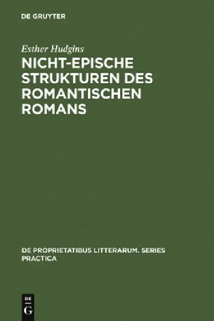 Buy Nicht-epische Strukturen des romantischen Romans (English, Esther Hudgins) — BookShops.in