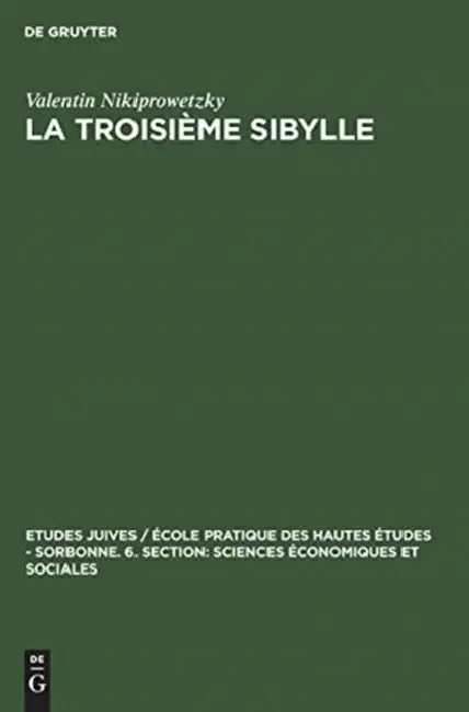 Buy La troisième Sibylle (English, Valentin Nikiprowetzky) — BookShops.in