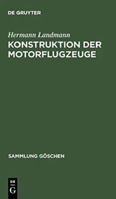 Buy Konstruktion der Motorflugzeuge (English, Hermann Landmann) — BookShops.in