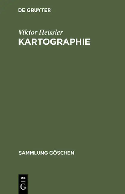 Buy Kartographie (English, Viktor Heissler) — BookShops.in