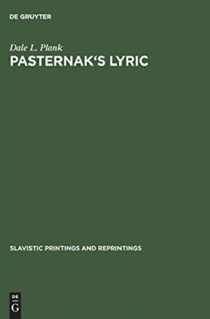 Buy Pasternak's Lyric (English, Dale L. Plank) โ BookShops.in